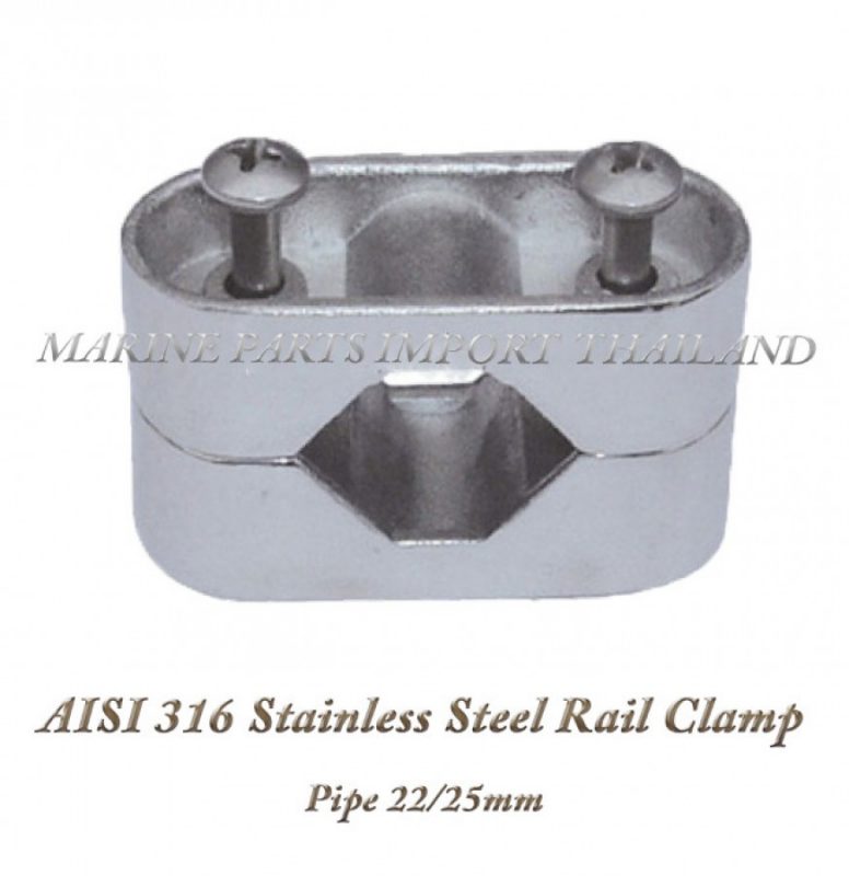 Aisi 316 Stainless Steel Rail Clamp