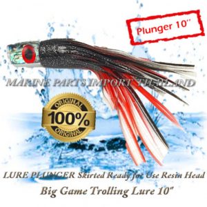 LURE20PLUNGER20Skirted20Ready20for20Use20Resin2020Head20Big20Game20Trolling20Lure201020inch.00pos 1