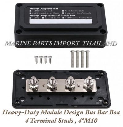 Heavy Duty20Module20Design20Bus20Bar20Box20with20420Terminal20Studs202C204xM10 00POS