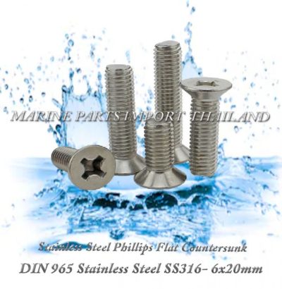 28204202920Stainless20Steel20Phillips20Flat20Countersunk20Screws20DIN20965 6X20.000.pos