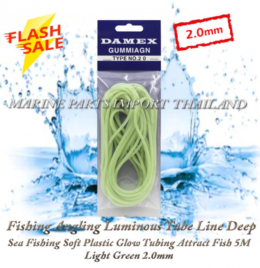 Fishing Angling Luminous Tube Line Deep Sea Fishing Soft Plastic