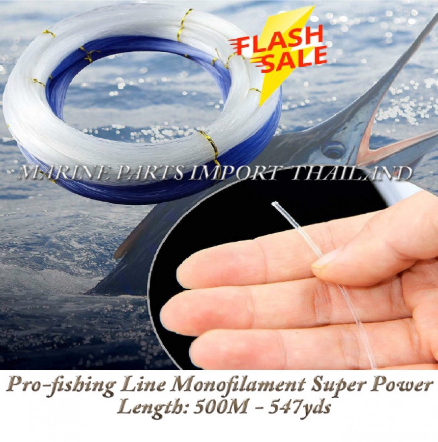 Nylon Fishing Line Super Power Premium Monofilament Line Clear Blue  13lbs-126lbs