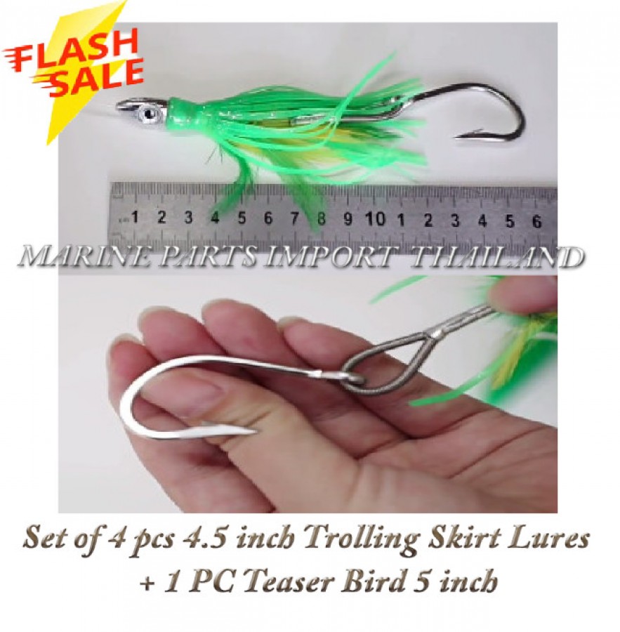 8 Big Game Saltwater Trolling Lure with Jet Flow