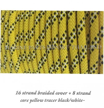 1620strand20braided20cover202B20820strand20core2014mm20yellow20tracer20black white 1pos